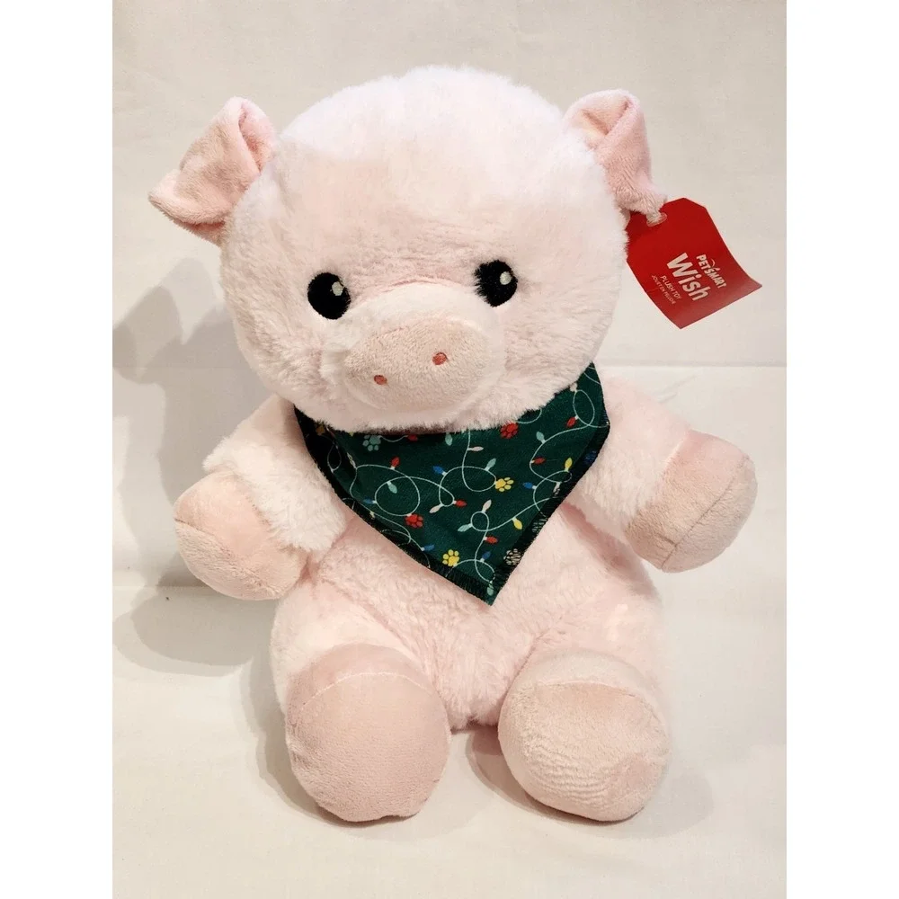 PetSmart Plush Dog Toy Wish‎ the Pig Squeaker in belly 12